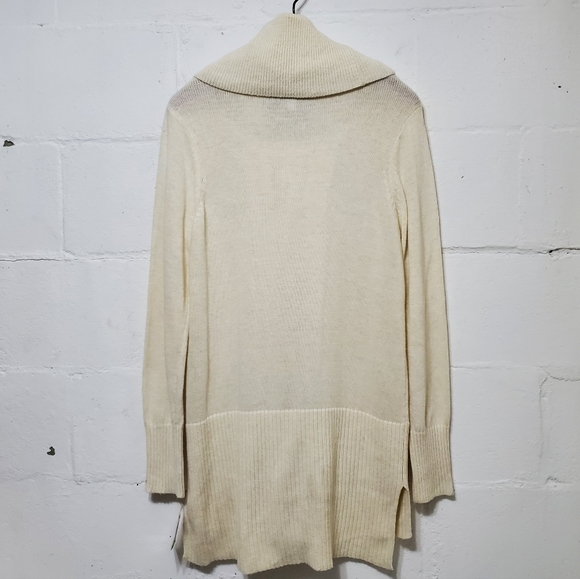 INC International Concepts Women's Knit Tunic Sweater. Large, Buttercream F-172 - Picture 9 of 11